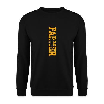 Farmer Worm Compost Compost Cadeau des femmes Dicton - Sweat-shirt Unisexe - noir - Devant - Alina (178cm) & Michal (187cm)