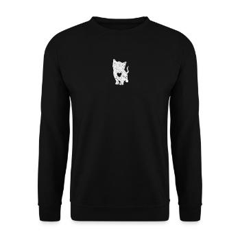 Chats Chats - Sweat-shirt Unisexe - noir - Devant - Alina (178cm) & Michal (187cm)
