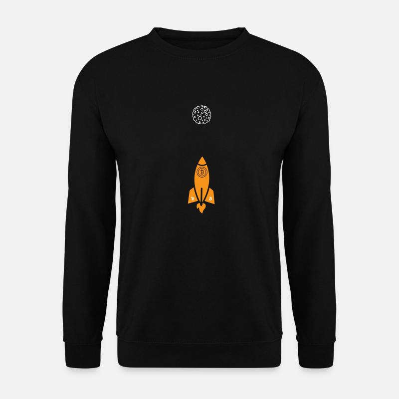 Bitcoin-Rakete - Unisex Pullover - Schwarz