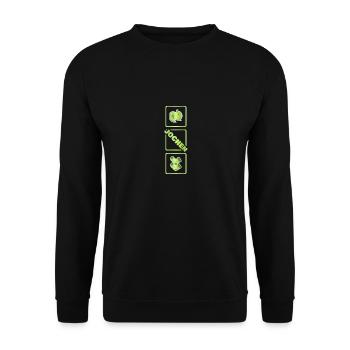 Baby Jochen - Unisex Sweatshirt - black - Front - Alina (178cm) & Michal (187cm)