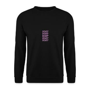 2027 - Sweat-shirt Unisexe - noir - Devant - Alina (178cm) & Michal (187cm)