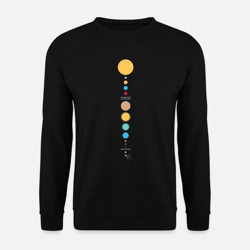 Système solaire - Sweat-shirt Unisexe - noir