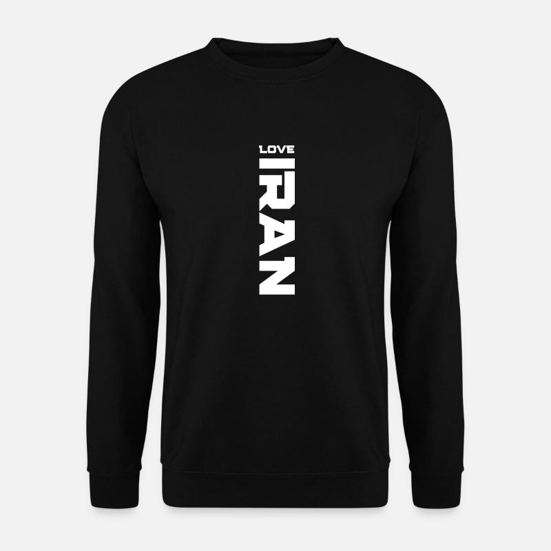 LOVE IRAN - Design persan (iran) - Sweat-shirt Unisexe - noir