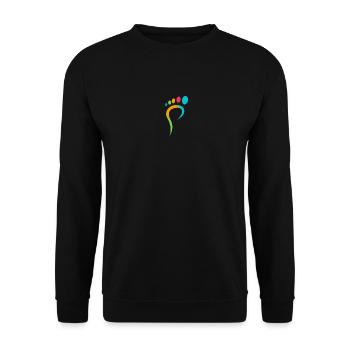 Orthopaedic Podology Health Practice Feet - Unisex Sweatshirt - black - Front - Alina (178cm) & Michal (187cm)