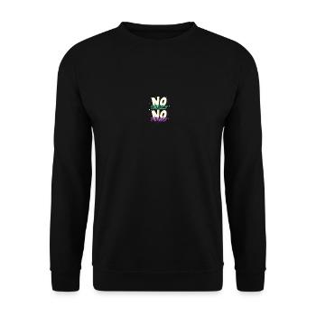 Pas d’argent Pas drôle - Sweat-shirt Unisexe - noir - Devant - Alina (178cm) & Michal (187cm)