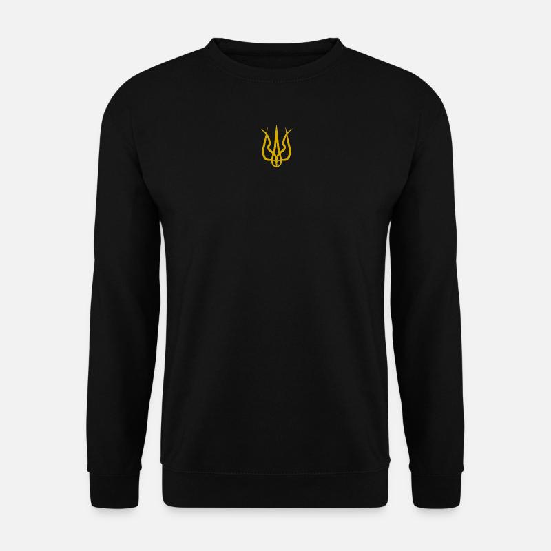 Ukraine Wappen Selenskyj gelb Slava Ukraini - Unisex Pullover - Schwarz