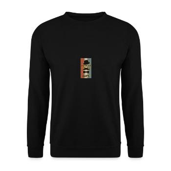 Matti comme nom - Sweat-shirt Unisexe - noir - Devant - Alina (178cm) & Michal (187cm)