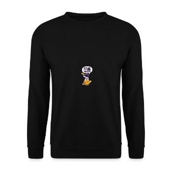 Go Planet It's Your Earth Day Rainbow - Unisex Pullover - Schwarz - Vorne - Alina (178cm) & Michal (187cm)