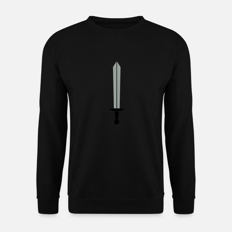 épée bichrome - Sweat-shirt Unisexe - noir