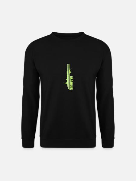 Peintre Peinture Splash de Peintre de couleur Marius - Sweat-shirt Unisexe - noir