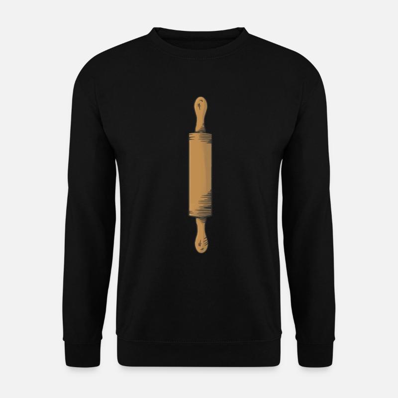 Rolling pin - Unisex Sweatshirt - black
