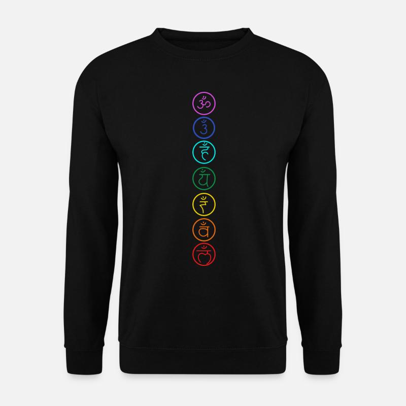 Chakra Om mantra - Unisex Sweatshirt - black