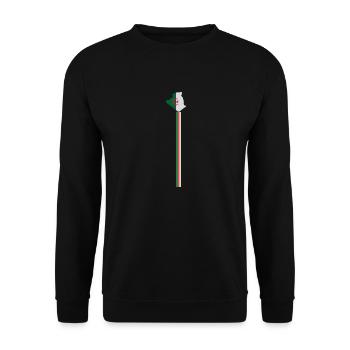 Algeria - Unisex Sweatshirt - black - Front - Alina (178cm) & Michal (187cm)