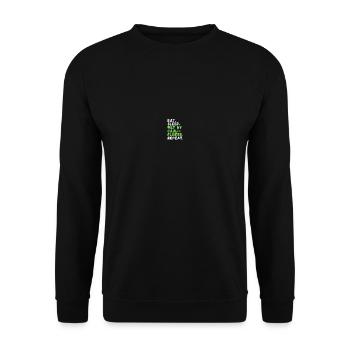Hausgemachte Gemüse Liebe Blumenkohl - Unisex Pullover - Schwarz - Vorne - Alina (178cm) & Michal (187cm)