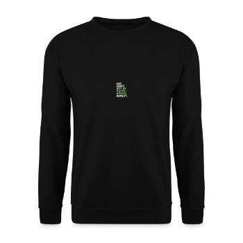 Melonenliebhaber Wassermelonenanbau - Unisex Pullover - Schwarz - Vorne - Alina (178cm) & Michal (187cm)