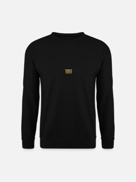 Okayest Athlete Workout Gym Sports Joke - Unisex Pullover - Schwarz