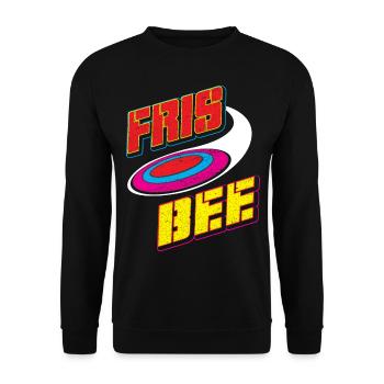 Frisbee - Ultimate Frisbee - Unisex Sweatshirt - black - Front - Alina (178cm) & Michal (187cm)