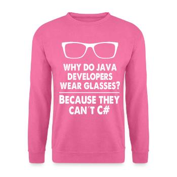 Developer Java - Unisex Sweatshirt - pink - Front