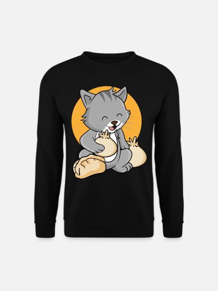 Cat Dumpling - Unisex Sweatshirt - black