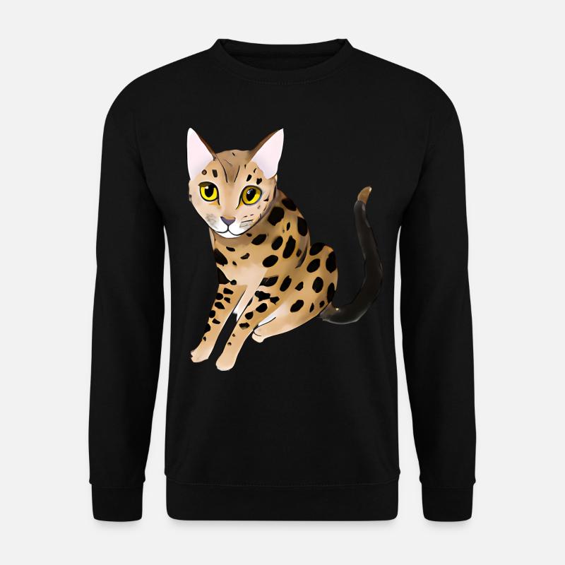 Bengalkatze - Unisex Pullover - Schwarz