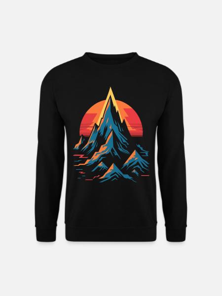 Mountaintop - Unisex Sweatshirt - black