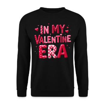 Valentine's Day - In My Valentine - Unisex Sweatshirt - black - Front - Alina (178cm) & Michal (187cm)