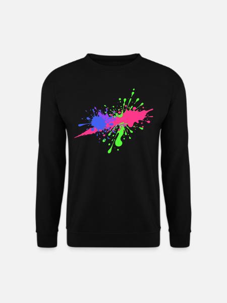 Farbe Geschenk Streetwear - Unisex Pullover - Schwarz