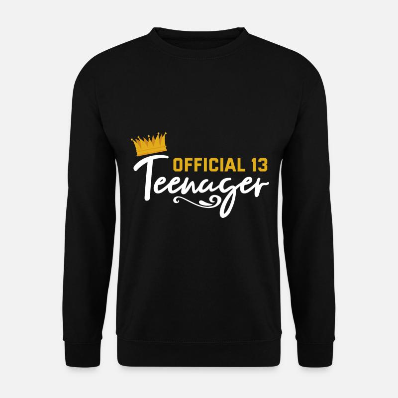 Official Teenager 13 - Unisex Pullover - Schwarz