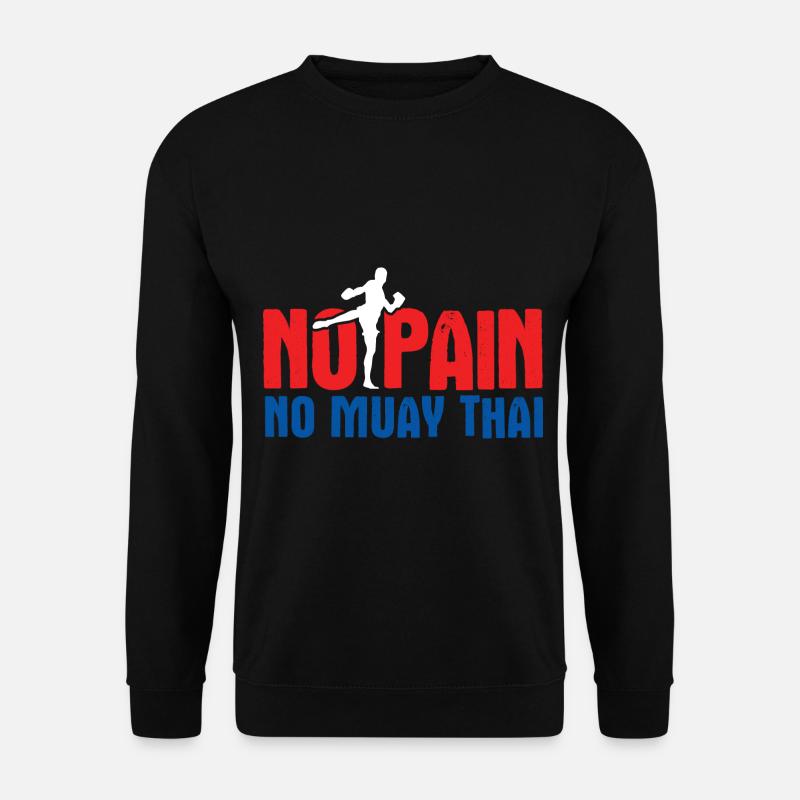 Thaiboxen Muay Thai - Unisex Pullover - Schwarz