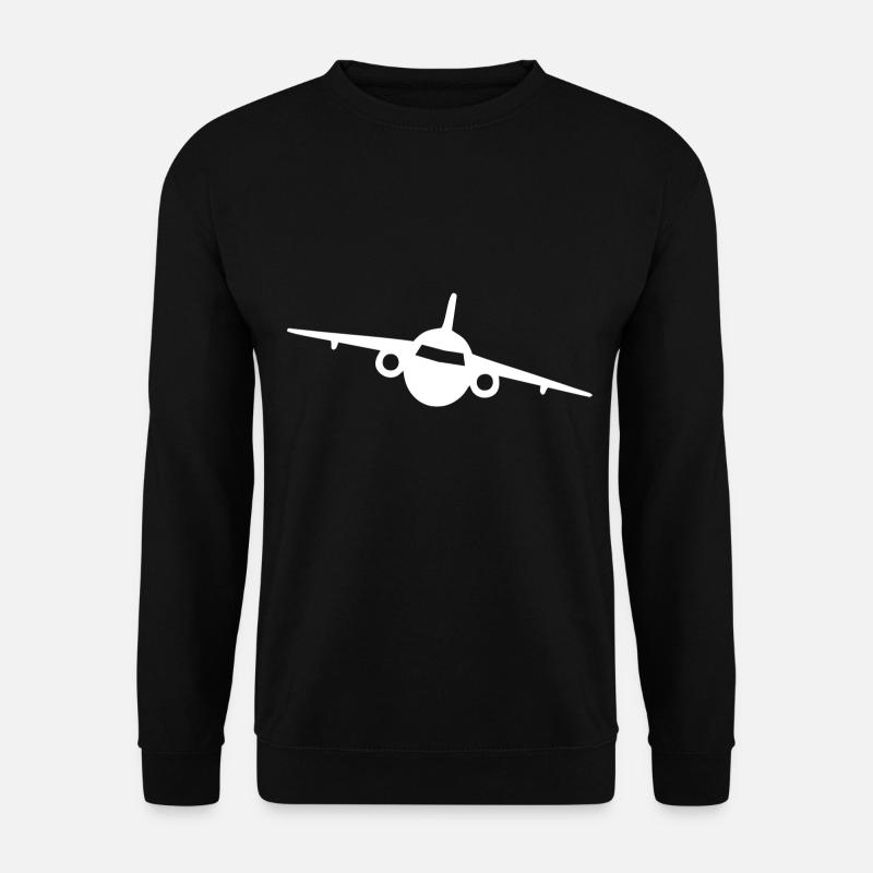plane - Unisex Sweatshirt - black