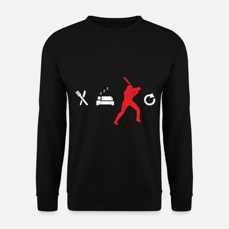 Baseball - Unisex Pullover - Schwarz