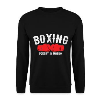 Boxsport Boxing - Unisex Pullover - Schwarz - Vorne - Alina (178cm) & Michal (187cm)