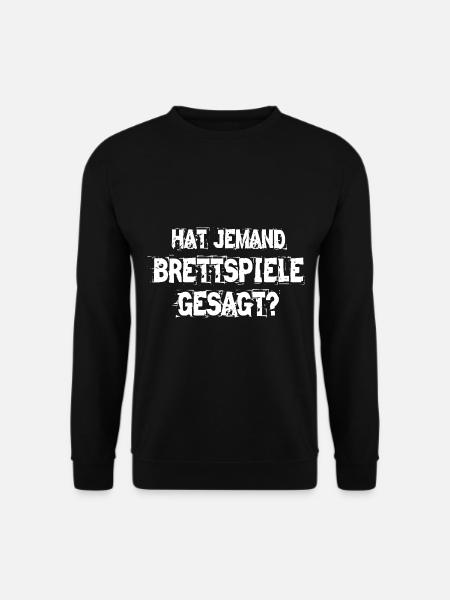 Brettspiele Brettspiel Spieleabend - Unisex Pullover - Schwarz