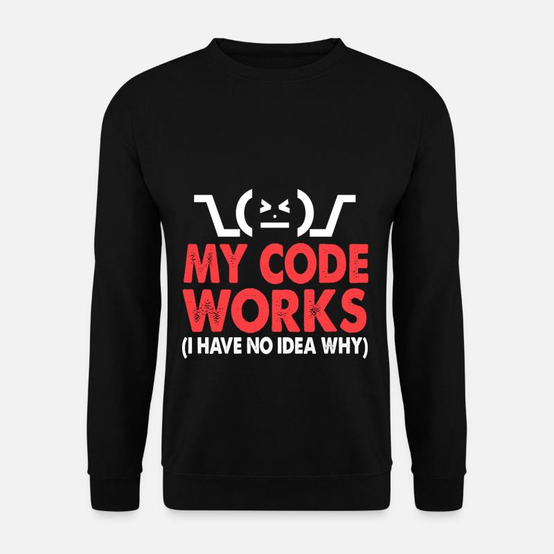 Code - Unisex Pullover - Schwarz