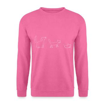 Tiere Tierliebhaber - Unisex Pullover - Pink - Vorne