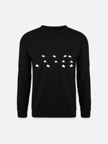 sterne symbol stern - Unisex Pullover - Schwarz