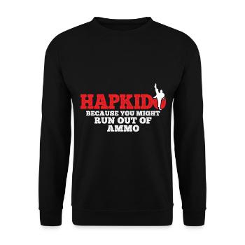 Koreanischer Kampfsport Hapkido - Unisex Pullover - Schwarz - Vorne - Alina (178cm) & Michal (187cm)