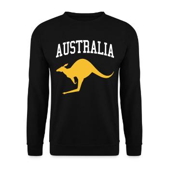 Kangaroo - Unisex Pullover - Schwarz - Vorne - Alina (178cm) & Michal (187cm)