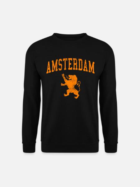 Amsterdam - Unisex Pullover - Schwarz