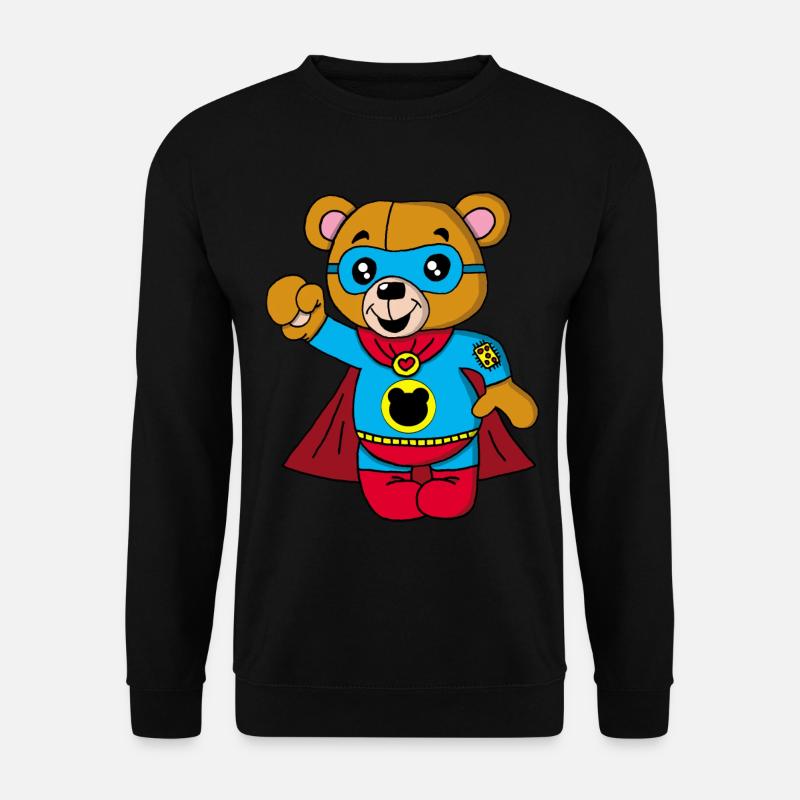Super Teddybär - Unisex Pullover - Schwarz