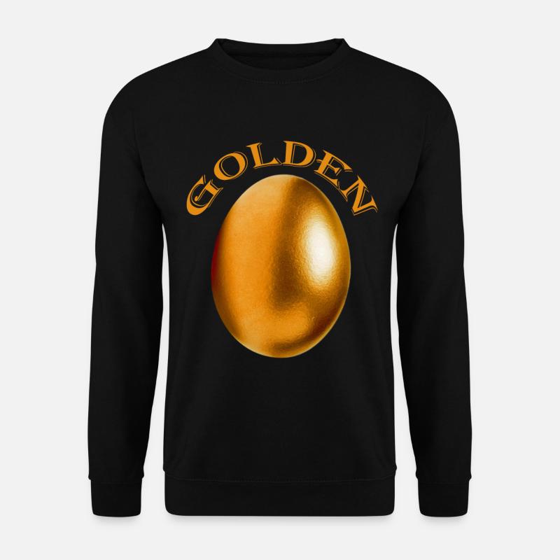 Goldenes Ei - Unisex Pullover - Schwarz