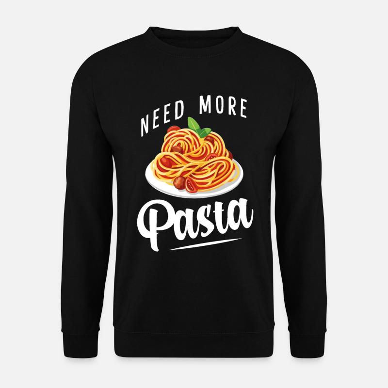 Spaghetti - Pasta - Penne - Nudeln - Unisex Sweatshirt - black