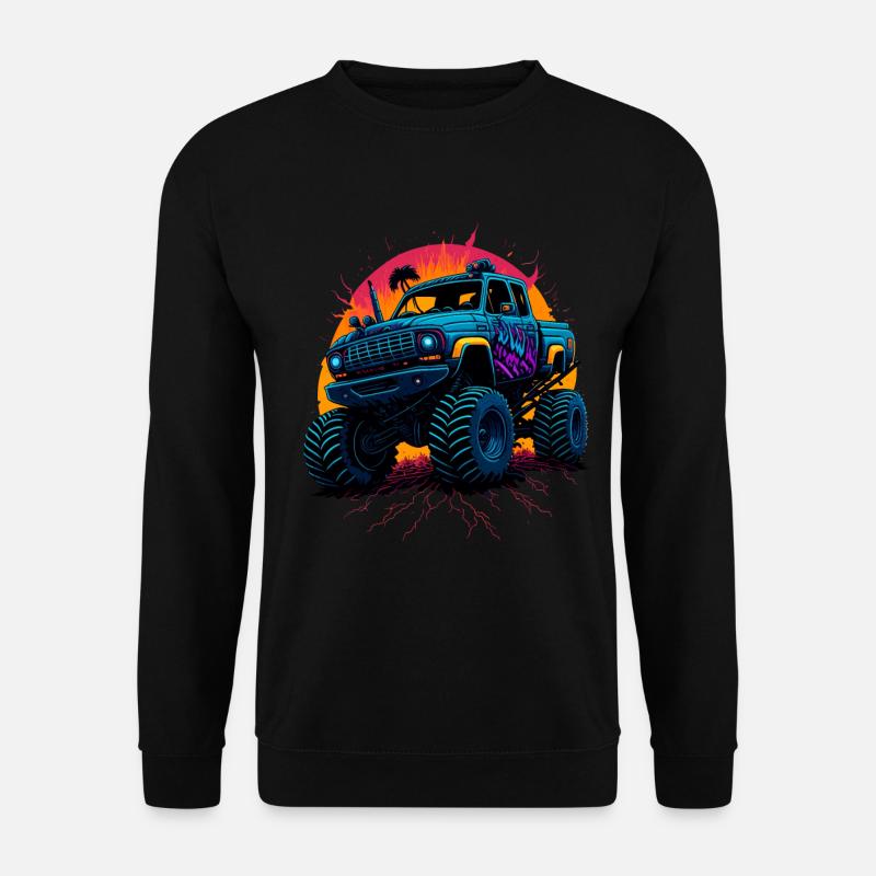 Monstertruck - Unisex Pullover - Schwarz