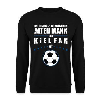 Aufsteiger 2024 Kiel Aufsteiger Shirt - Unisex Pullover - Schwarz - Vorne - Alina (178cm) & Michal (187cm)