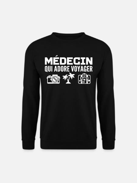 Travelers & Doctors: Passion & Discovery - Unisex Sweatshirt - black