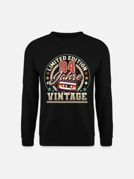 94. Geburtstag - Unisex Pullover - Schwarz