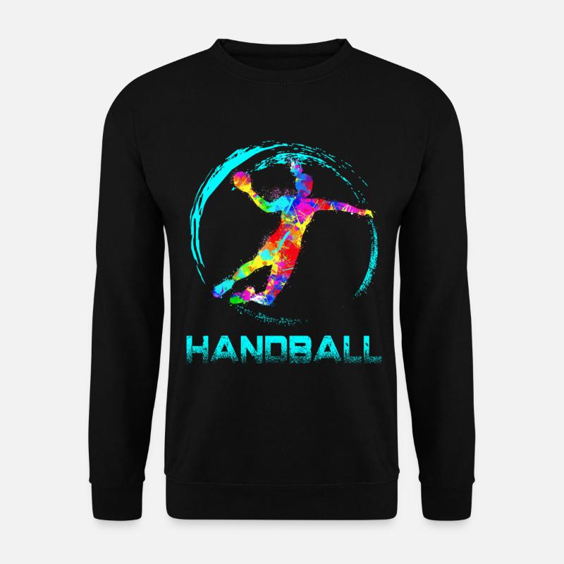 Handball Fem - Unisex Pullover - Schwarz