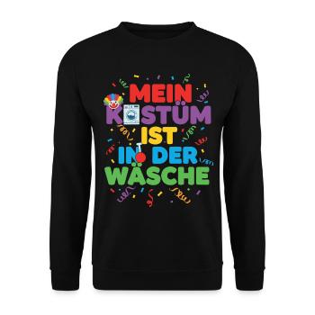 Mon cadeau de clown en lingerie costumé - Sweat-shirt Unisexe - noir - Devant - Alina (178cm) & Michal (187cm)