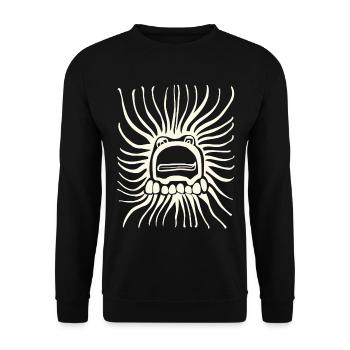 La rencontre de travail - Sweat-shirt Unisexe - noir - Devant - Alina (178cm) & Michal (187cm)