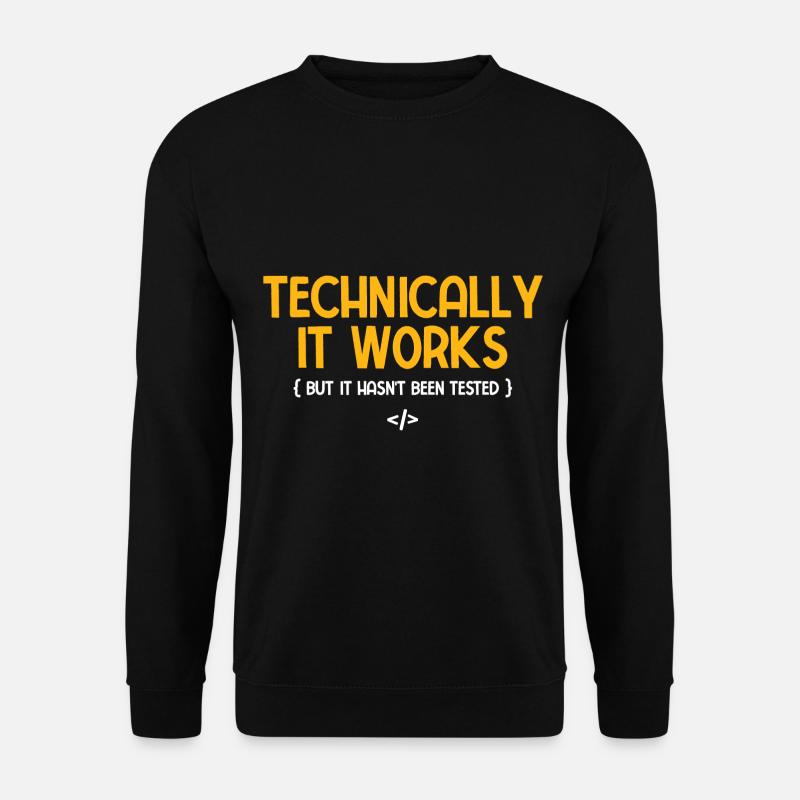 Software Ingenieur Informatiker Programmierer - Unisex Pullover - Schwarz